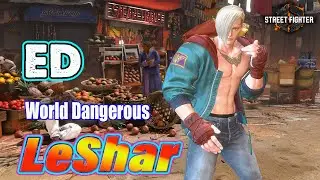 SF6 🔥 LeShar World Dangerous ED   Vs   Wabiichi (RYU) 🔥 SF6 DLC High Level Replays