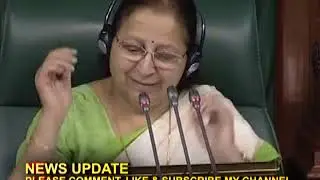 Modi to face no confidence motion on Friday 20/7/18 : Sumitra Mahajan