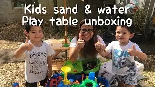 Kmart Anko Sand and Water Play Table - UNBOXING & SETUP