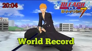 Bleach: Heat The Soul 7 Speedrun - Story Mode (World Record) em 20:04.369