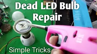 HOW TO REPAIR BUSTED LED || LED Bulb Repair in 5 Minutes|| Tagalog ||Tutorial  #ledbulbrepair