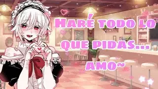 ASMR | FEMBOY MAID TE DA ATENCIÓN PERSONAL CON CAFE Y LECHE ESPECIAL ~ MallowBunnASMR 