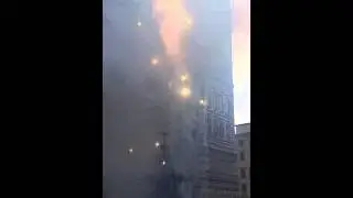Explosion on the cart Florence Italy happy easter