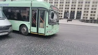 Поездка на троллейбусе БКМ 321 №2 099 Площадь Единства - ЖД вокзал