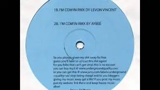 Jus-Ed - I'm Comin' (Aybee Remix) [UQ-033]