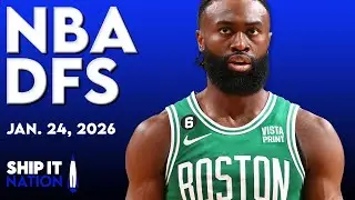 NBA DFS Process | DraftKings & FanDuel Picks, Plays & Slate Breakdown | Saturday, 01/24/26
