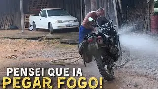 FUI PREPARAR a MOTO para VIAGEM e por uma FALHA quase aconteceu o PIOR 