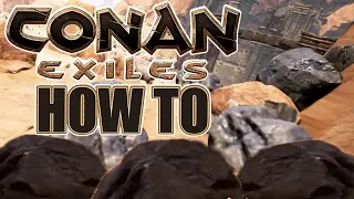 HOW TO GET IRON & COAL  | CONAN EXILES