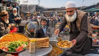 EveryThing you Can find in this village Bazaar of  Kabul Afghanistan | Street food | Siri Paye