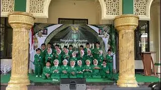 Penampilan Anak pada Acara Pengajian Peringatan Isro' Mi'roj Muslimat NU Ranting Desa Panembangan