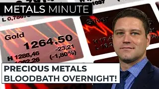 Precious Metals Bloodbath overnight! Tune in to the Metals Minute w/ Phil Streible