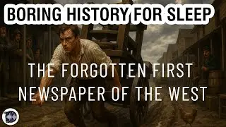 Boring history for sleep | The forgotten story of the first newspaper in the West (black screen)