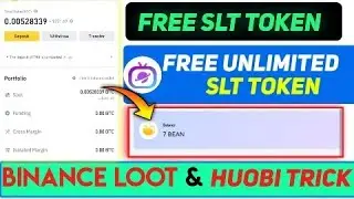 FREE SLT TOKEN INSTANT $200 | SLT TOKEN UNLIMITED HUOBI PRO LOOT TRICK