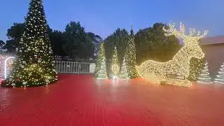 Christmas decorations in central Caroline Spring