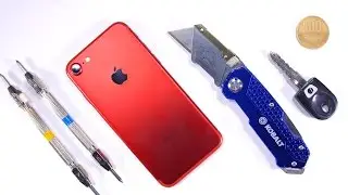 Red iPhone 7 Scratch Test - How durable is it?!