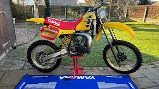 Обкатка старого мотоцикла Yamaha YZ125 k project YZ 125 1983 года выпуска.