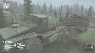 MudRunner The Final Log Delivery In Valley D-538 (MAZ-538)