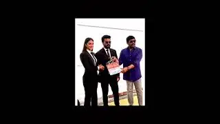 Ram Charan new movie Muhurtam ceremony today in Hyderabad #RC15 #SVC50 !!
