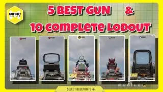 Top 5 Gun with Attachment 🔥 | Top 10 Gun | Best guns COD Mobile | Call of Duty | Season 10 Loadout