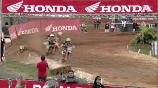 MXGP of Brazil 2013 - Antonio Cairoli overtakes Kevin Strijbos - Motocross