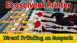 sunpack screen printing machine | sunpack sheet manufacturing process #subscribe #youtube #gaming
