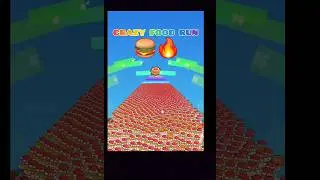 Food Run 🍔🍕 Epic Satisfying Run! | Crazy Merge Game #shorts