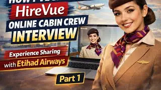 Ethihad Cabin Crew Video Interview Accessment  Experience sharing !Part 1 ( my own experience)
