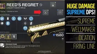 Advanced Reed's Regret DPS monster guide! Destiny 2 season 18 - Season of the plunder Stasis Hunter