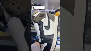 Air Jordan 1 High Travis Scott,Leave your shoes size#short #sneakerhead #unboxing #getmyplug