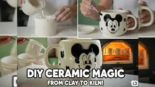 From Liquid Clay to Finished Mug | Complete Ceramic Mug Making Process 🏺🔥