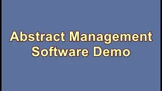 Part 2 - Abstract Management Software Admin