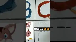 Red colour , C for Cat😻😻