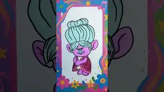 COLORING Grandma Rosiepuff from Trolls | Fun Art for Kids
