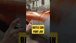 DIY Spray Painting a Car With Rattle Cans #satisfying #mechanic #diy #automobile