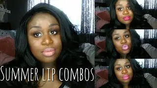 Summer Lippies | Bright Lip Combos For Dark Skin