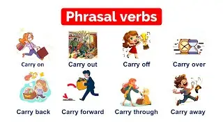 Фразовые глаголы с CARRY | Продолжить, продолжить, перенести, перенести | Практикуйте английский ...