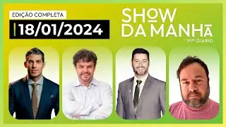 SHOW DA MANH&Atilde; COM MARCO ANT&Ocirc;NIO COSTA, ADRILLES JORGE, GUSTAVO LOPES E FL&Aacute;VIO GORDON - 18/01/2024