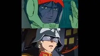 Gundam GQuuuuuuX - Char kills Kycilia Zabi (comparison)