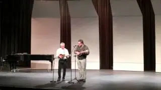 Bill Ayasse and John Brisotti at the Northport Faculty Recital 2015