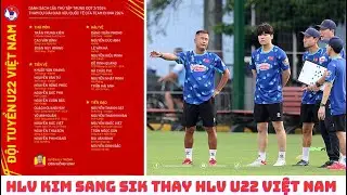 HLV Kim Sang Sik thay HLV Choi Won Kwon bằng HLV Đinh Hồng Vinh cho U22 Việt Nam
