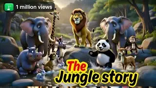 Lion Saves the Jungle 🦁 | Kids Jungle Story | Chhota Jungle Vlog