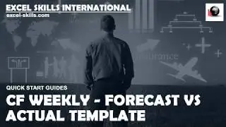 Cash Flow Weekly - Forecast vs Actual Template - Getting Started