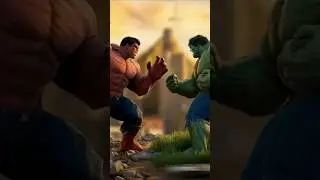 Red hulk vs Green hulk #ai  #RedHulk #GreenHulk #HulkFight  #HeroVsHero  #ActionMovies #shortvideos
