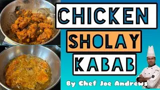 Chicken Sholay Kabab | Andhra Style | Spicy Kabab | Starter Recipe | Fried Kabab yogurt coated