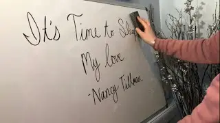 ASMR wiping away a bedtime story from a dry erase board: It&rsquo;s Time to Sleep, My Love - Nancy Tillman