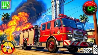 FireFighter City Rescue Simulator - US Emergency 911 Fire Truck Driving 3D - Android Gameplay 