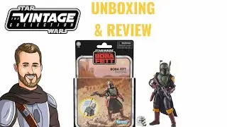 Star Wars Vintage Collection Deluxe Boba Fett Tatooine Unboxing & Toy Review Hasbro Kenner TVC