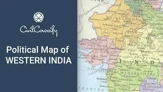 Political Map of Western India | Indian Geography (Mapping) Free Course