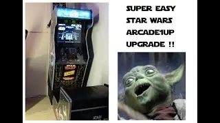 Arcade1up Star Wars mod! How to improve sit down machine EASILY and FREE