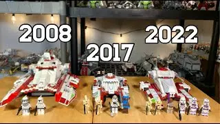 LEGO Star Wars Republic Fighter Tank Comparison! (7679, 75182, 75342)